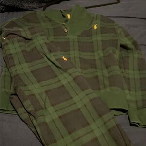 Polo by Ralph Lauren Green Plaid Kids Matching Set